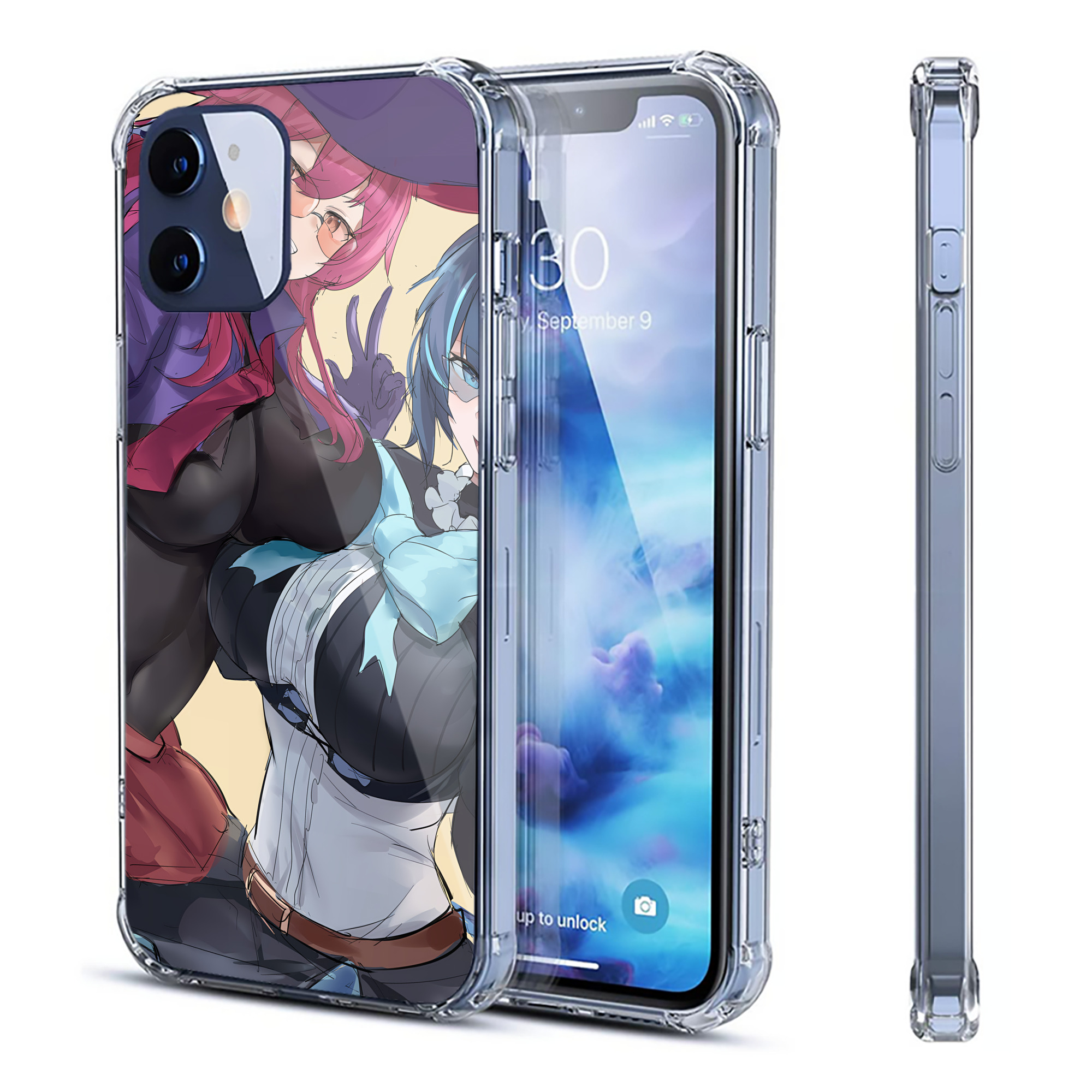 （画像用） 遊☆戯☆王 Yu-Gi-Oh! 【iPhone 12シリーズ対応】透明スマホケース（クリアソフトケース）